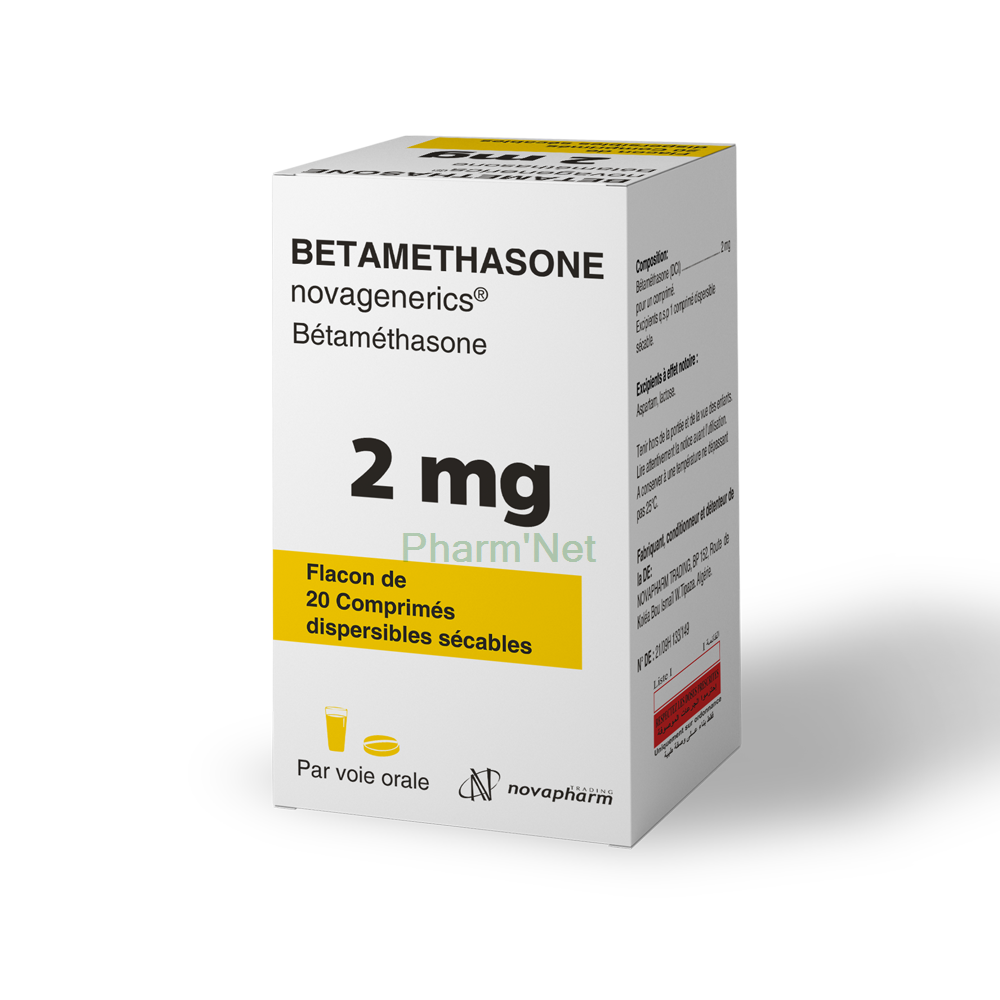 BETAMETHASONE novagenerics® 2 mg, comprimé dispersible sécable ...